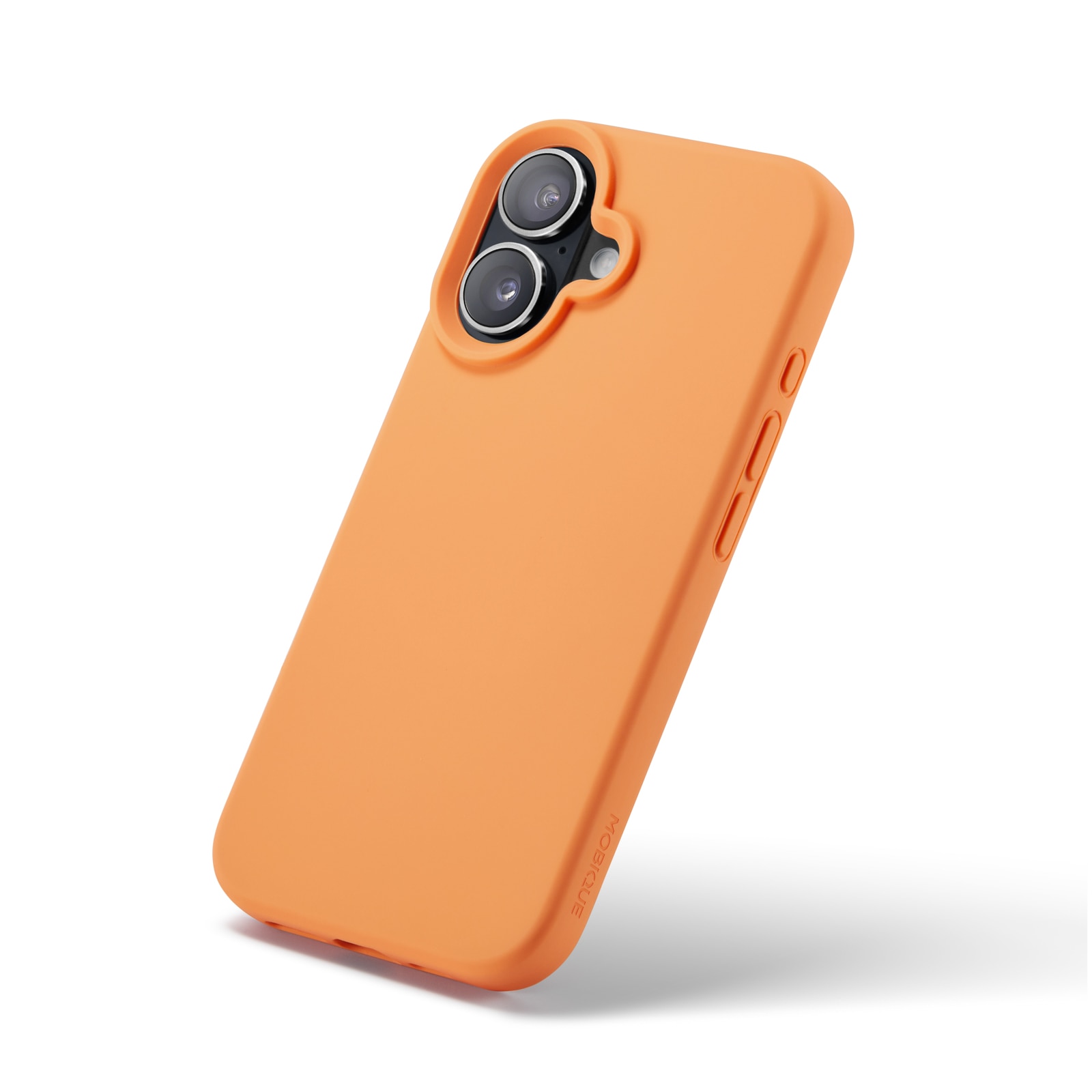 Magnetic Siliconen hoesje iPhone 16 Solar Orange