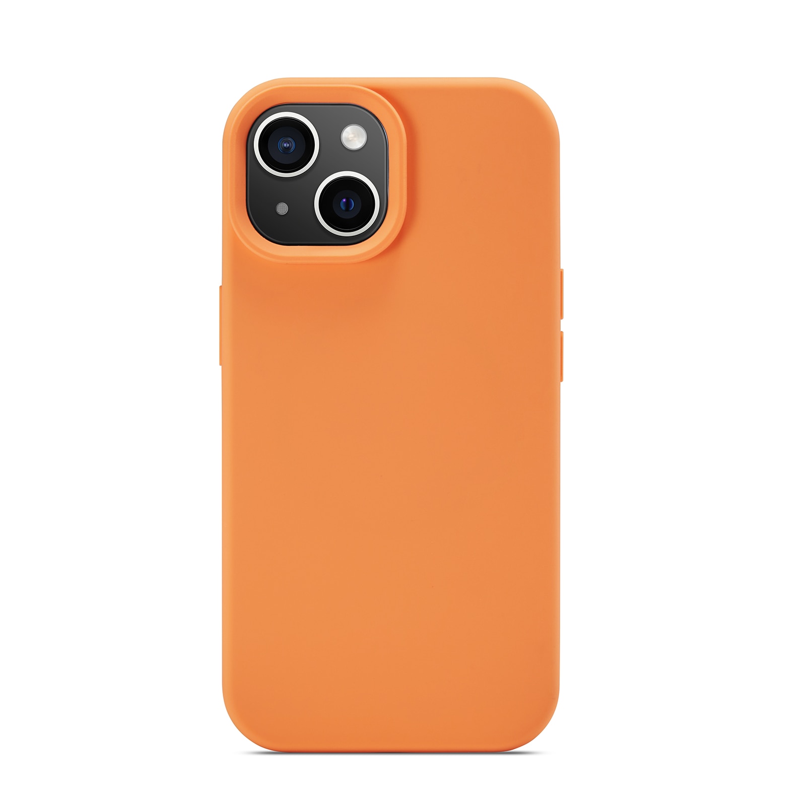 Magnetic Siliconen hoesje iPhone 14 Solar Orange