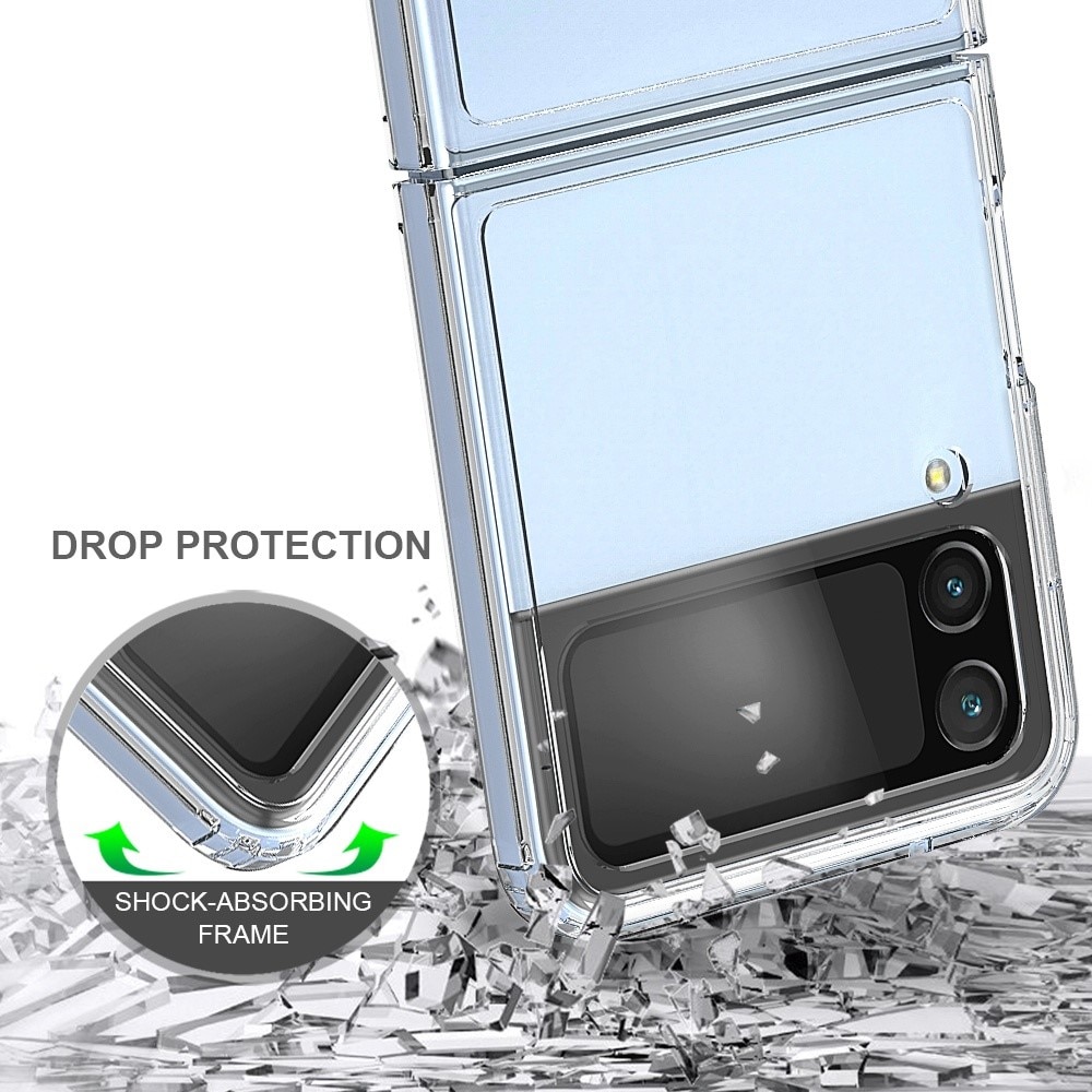 Crystal Hybrid Case Samsung Galaxy Z Flip 4 transparant