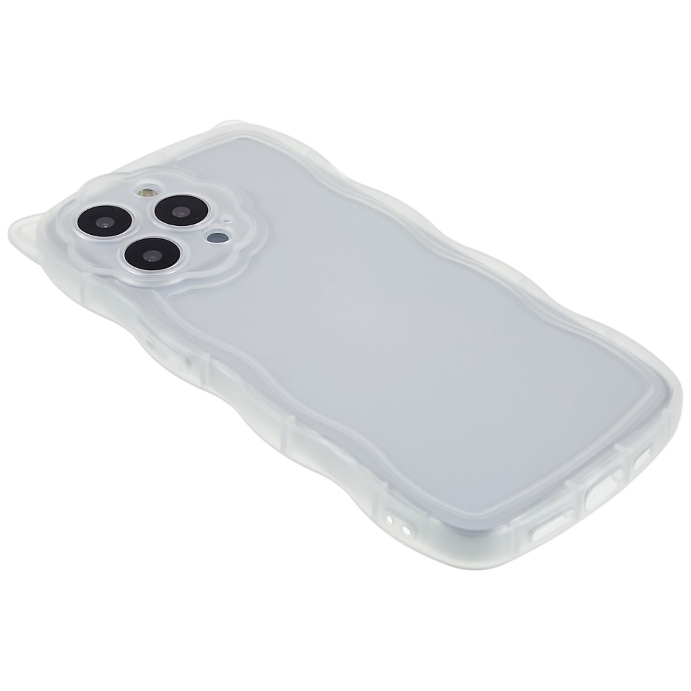 iPhone 13 Pro Wavy Edge Kat Hoesje transparant