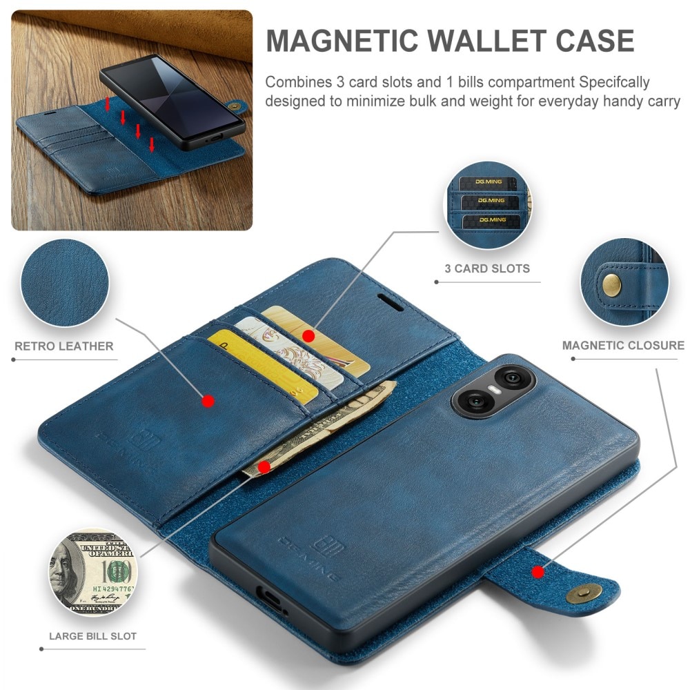 Magnet Wallet Sony Xperia 10 VI Blue