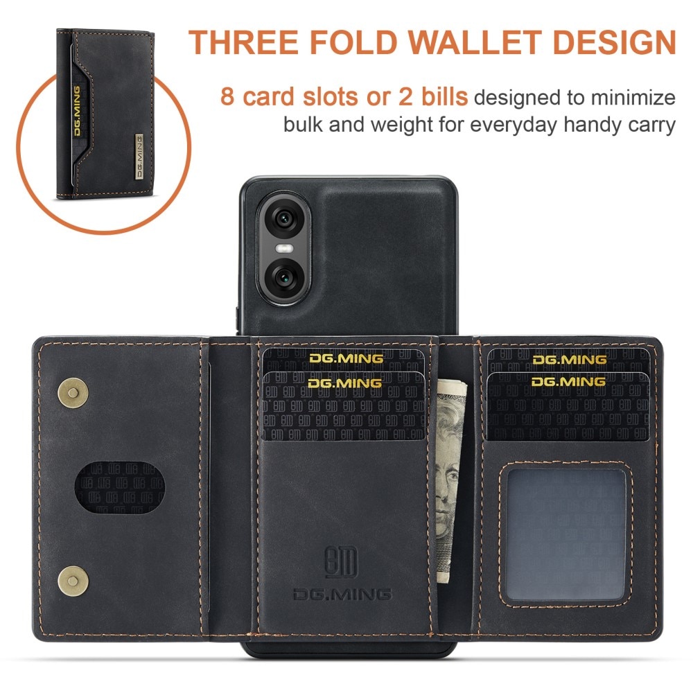 Magnetic Card Slots Case Sony Xperia 10 VI Black