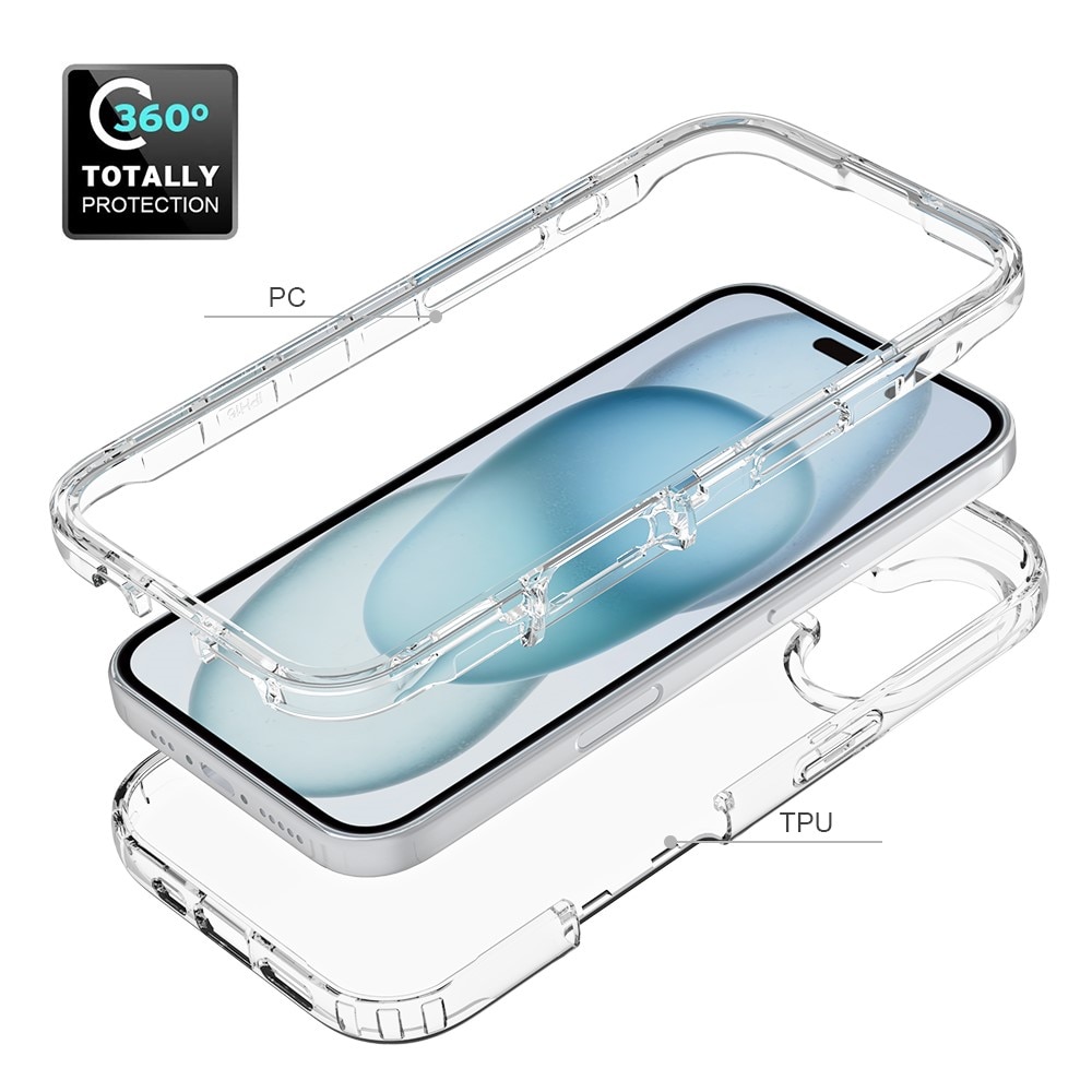 iPhone 16 Plus Full Cover Case transparant