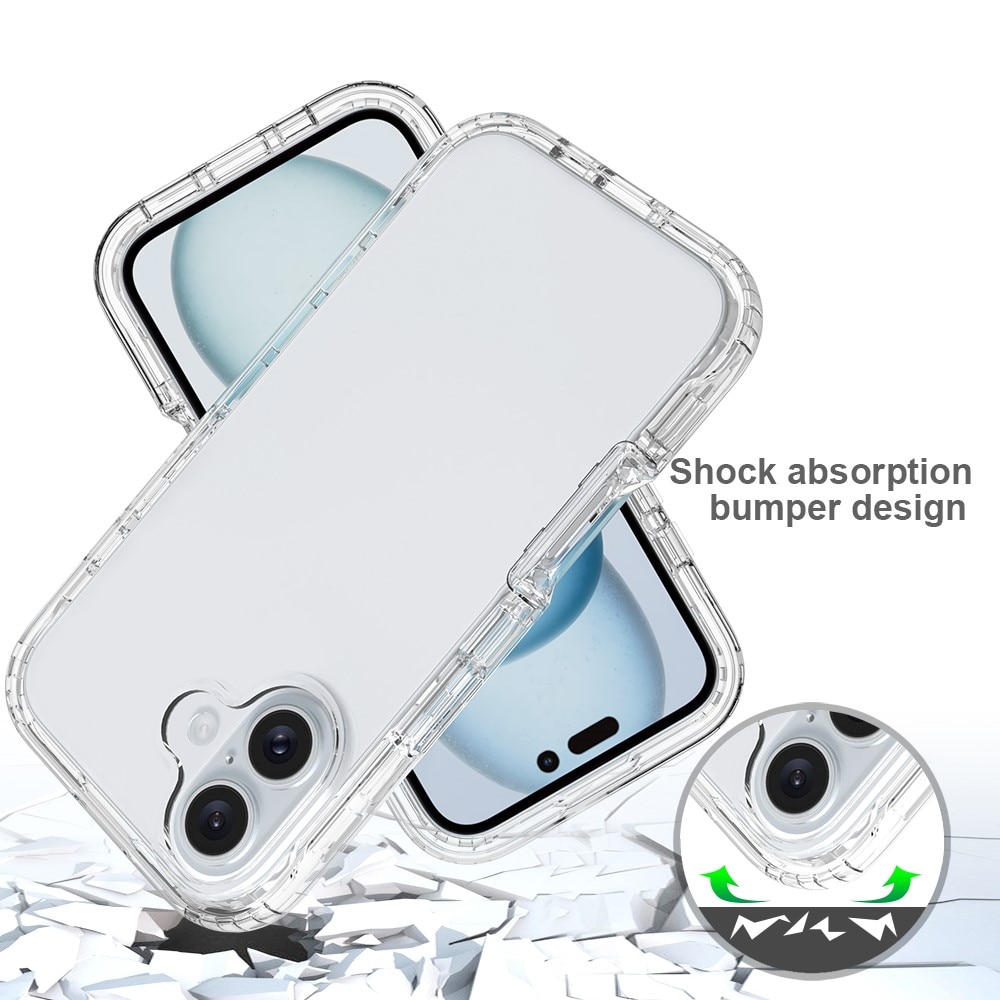 iPhone 16 Plus Full Cover Case transparant