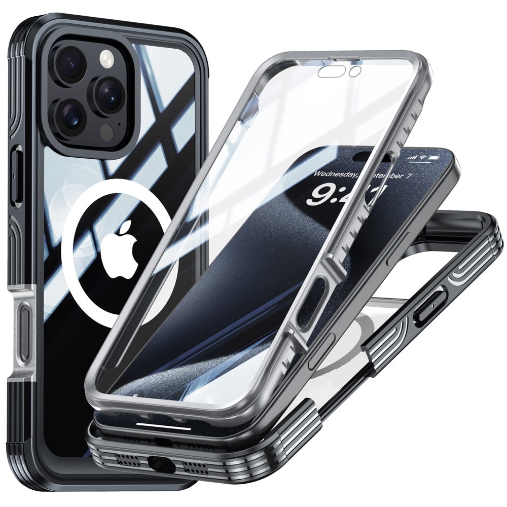 iPhone 16 Pro Max Premium Full Protection Case Zwart