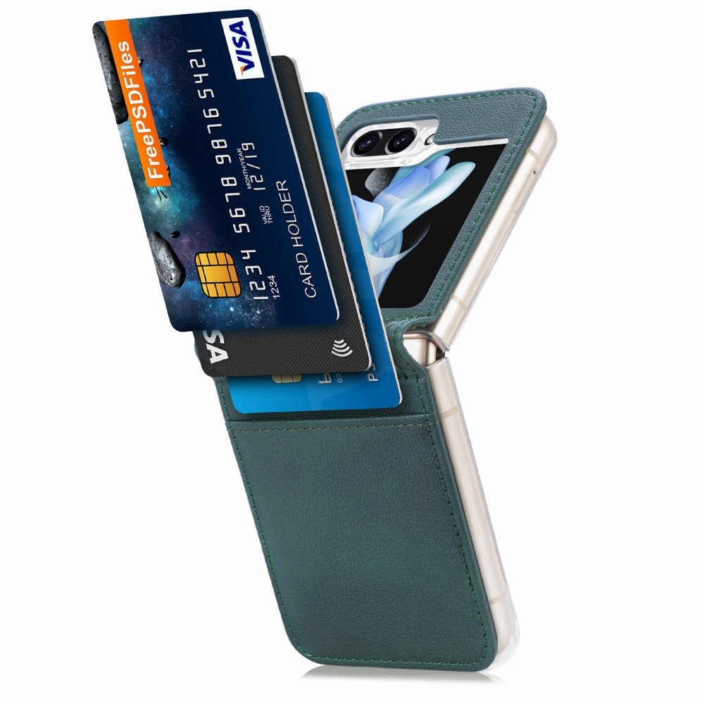 Slim Card Wallet Samsung Galaxy Z Flip 6 groen