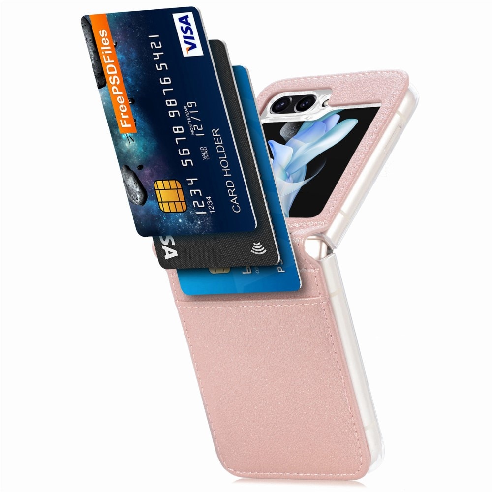 Slim Card Wallet Samsung Galaxy Z Flip 6 roze