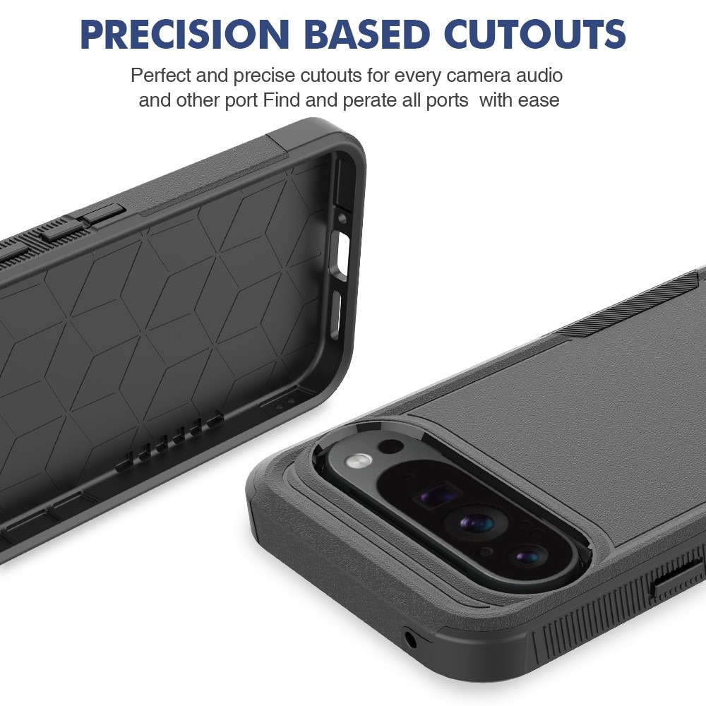 Google Pixel 9 Pro XL Off-road Hybridcase zwart