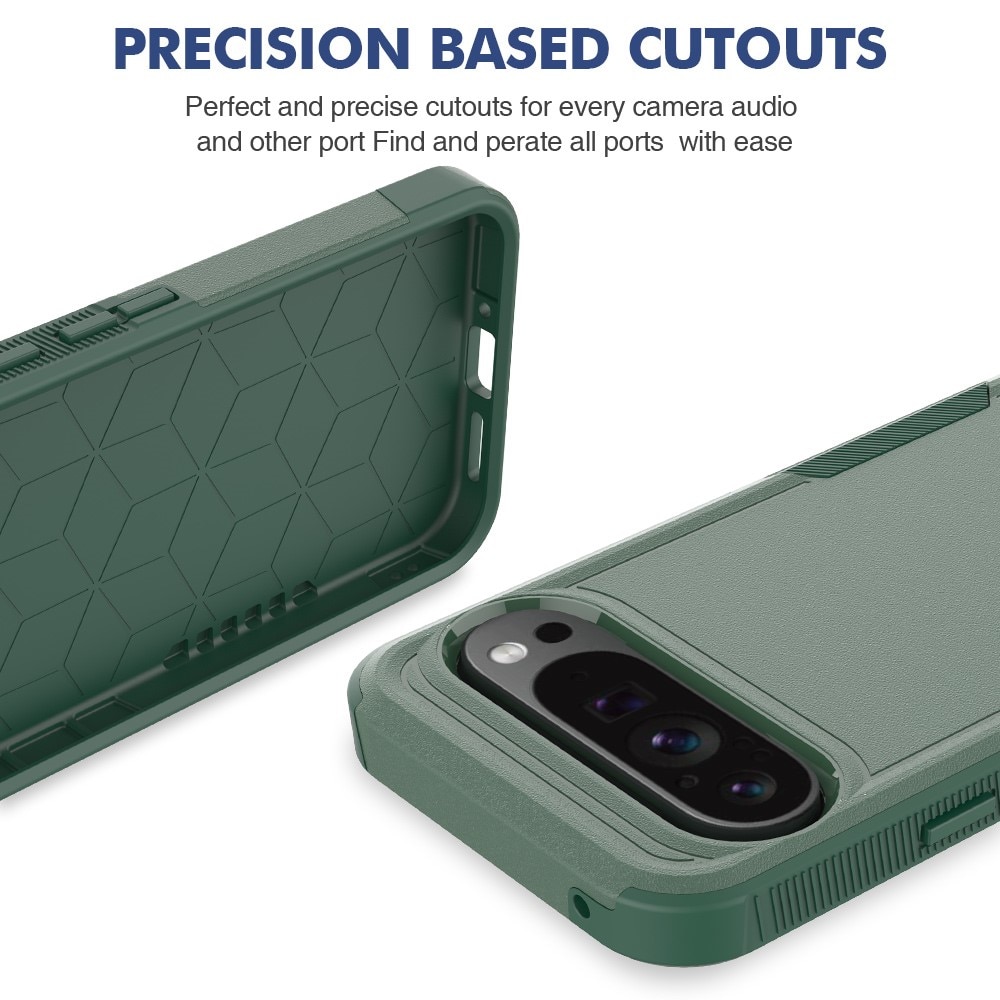 Google Pixel 9 Pro XL Off-road Hybridcase groen