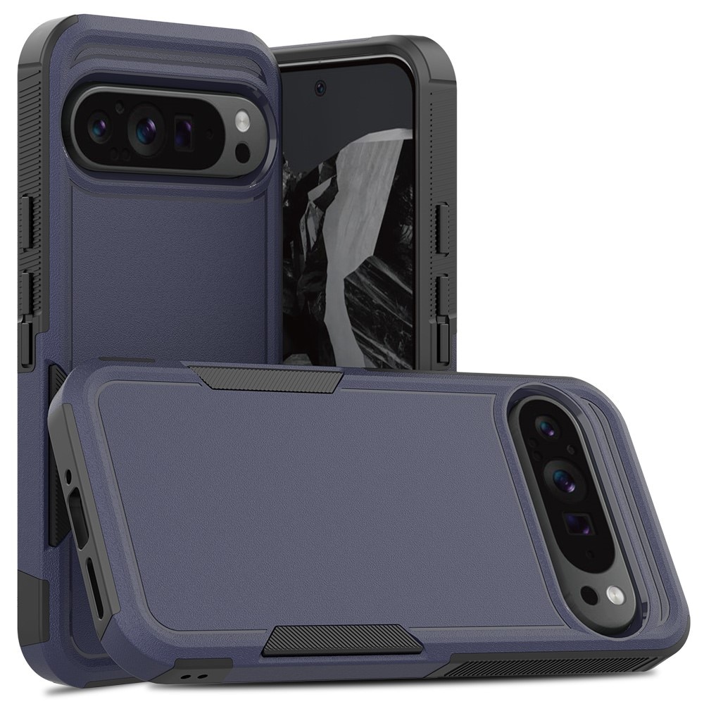 Google Pixel 9 Pro XL Off-road Hybridcase donkerblauw