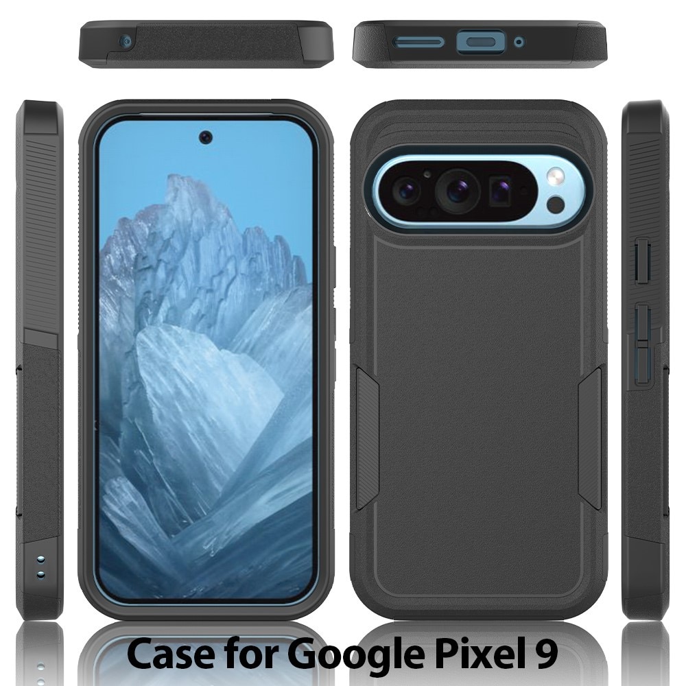 Google Pixel 9 Pro Off-road Hybridcase zwart