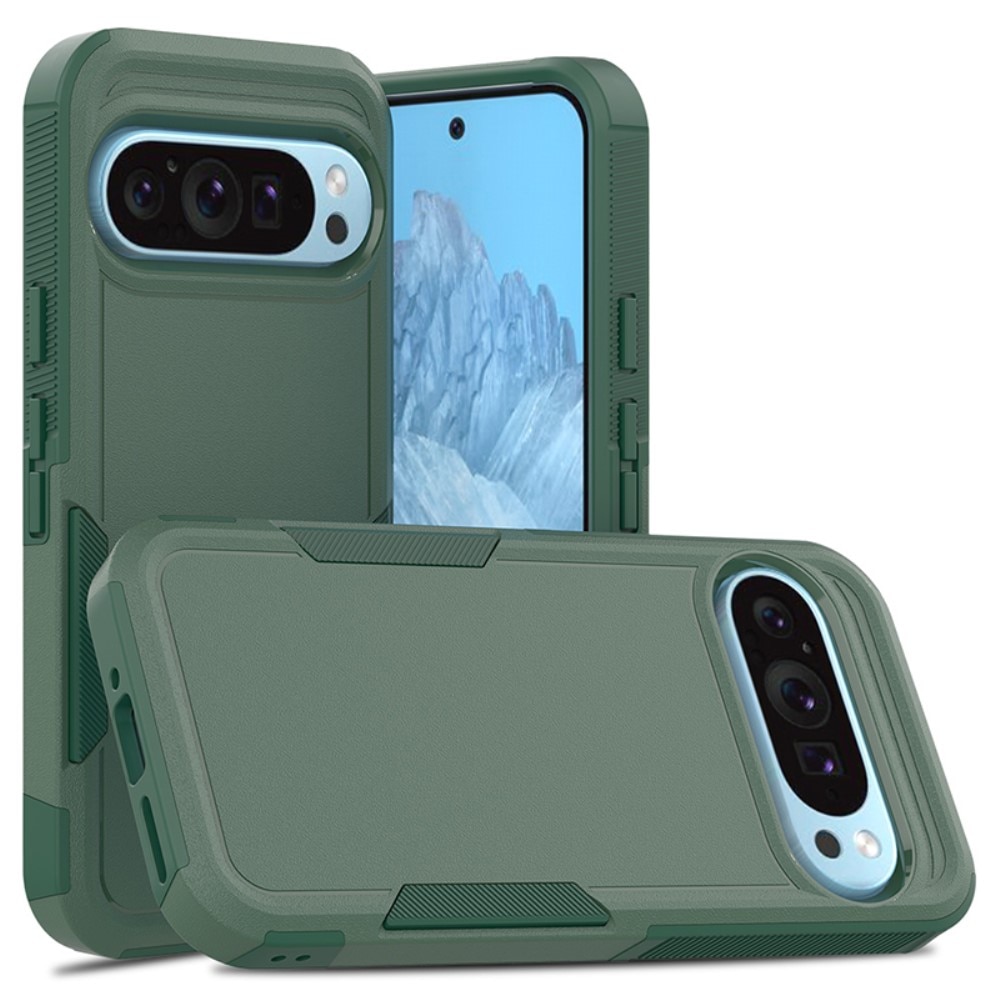 Google Pixel 9 Pro Off-road Hybridcase groen