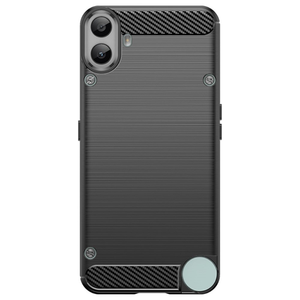 Hoesje TPU Brushed Nothing CMF Phone 1 Zwart