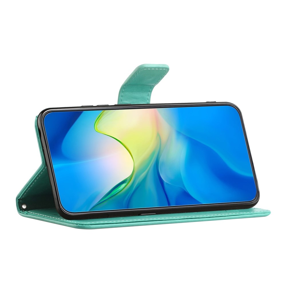 Samsung Galaxy A16 Leren vlinderhoesje groen