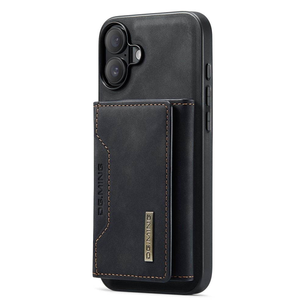 Magnetic Card Slots Case iPhone 16 Black