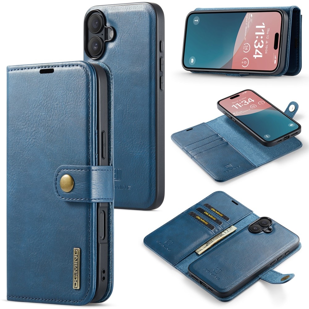 Magnet Wallet iPhone 16 Plus Blue