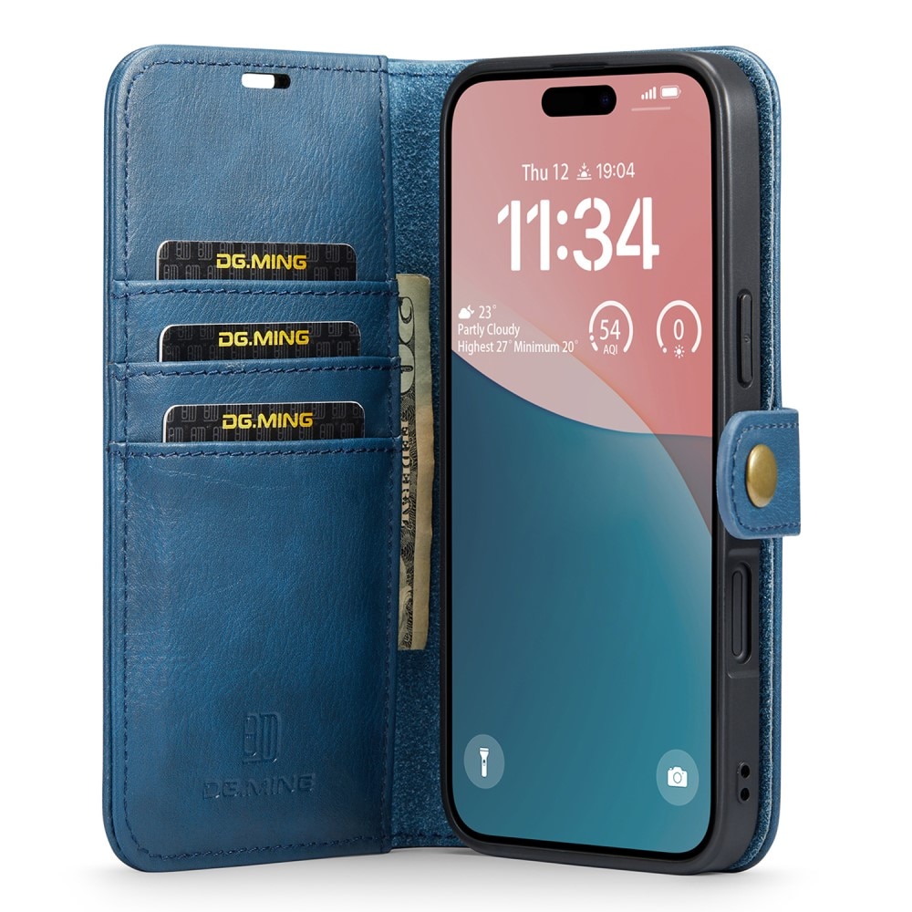 Magnet Wallet iPhone 16 Blue