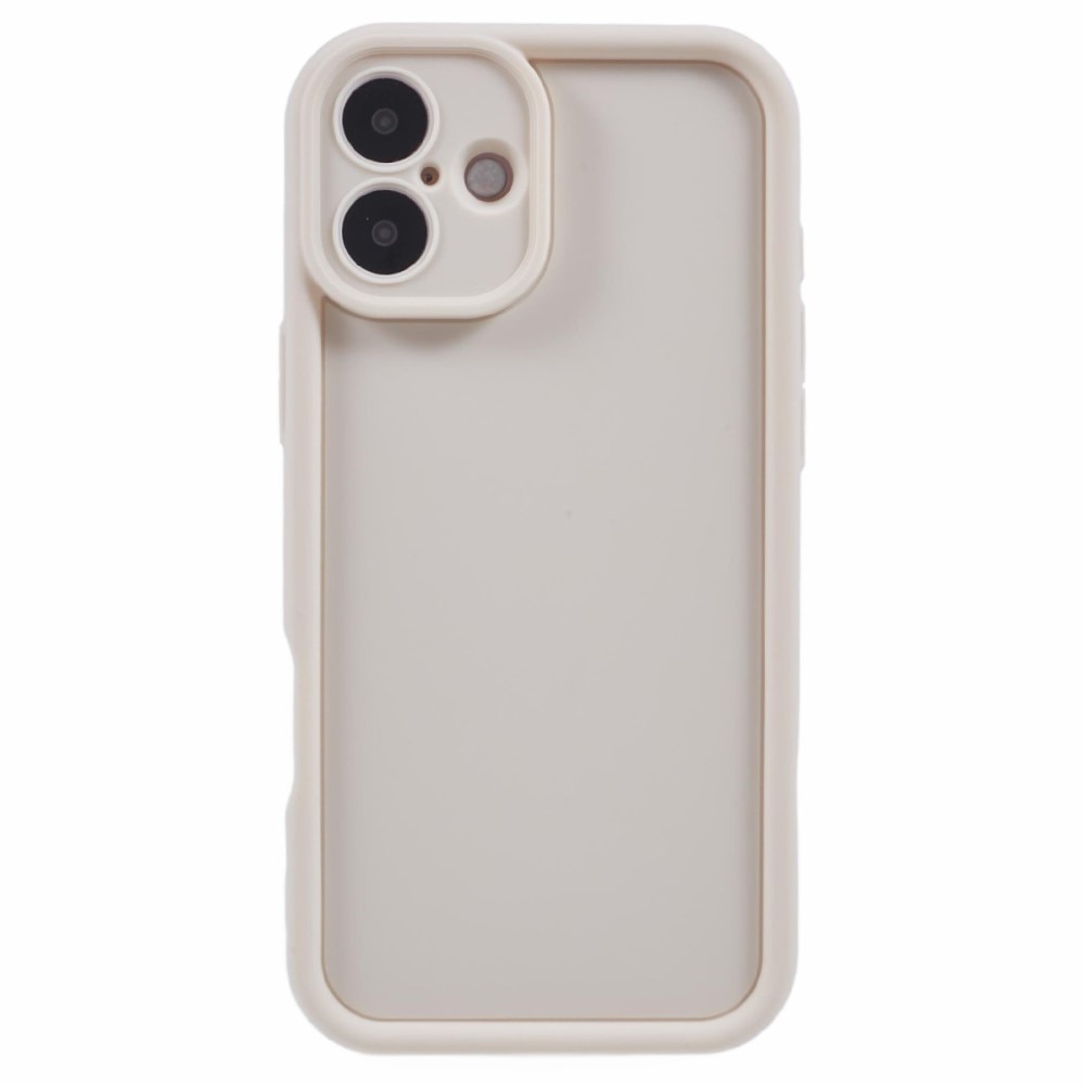 iPhone 16 TPU Hoesje Edge beige