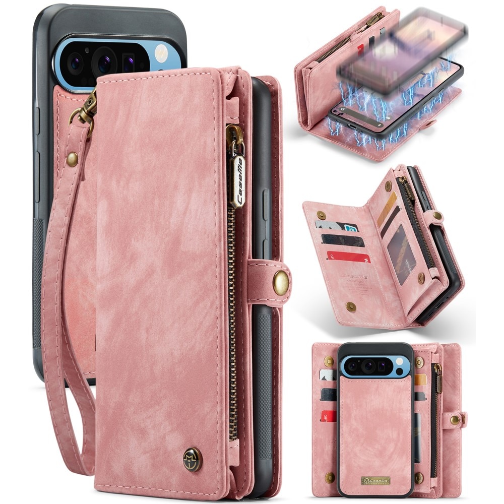 Multi-slot Hoesje Google Pixel 9 Pro XL roze