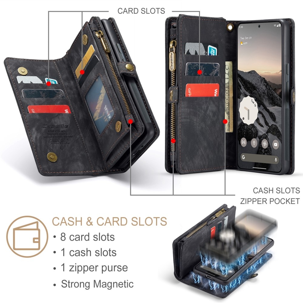 Multi-slot Hoesje Google Pixel 9 Pro XL grijs