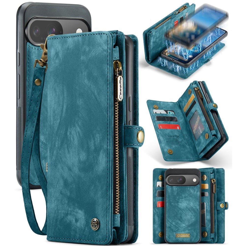 Multi-slot Hoesje Google Pixel 9 blauw