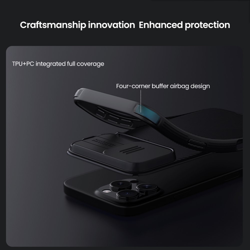 CamShield Case iPhone 16 Pro zwart