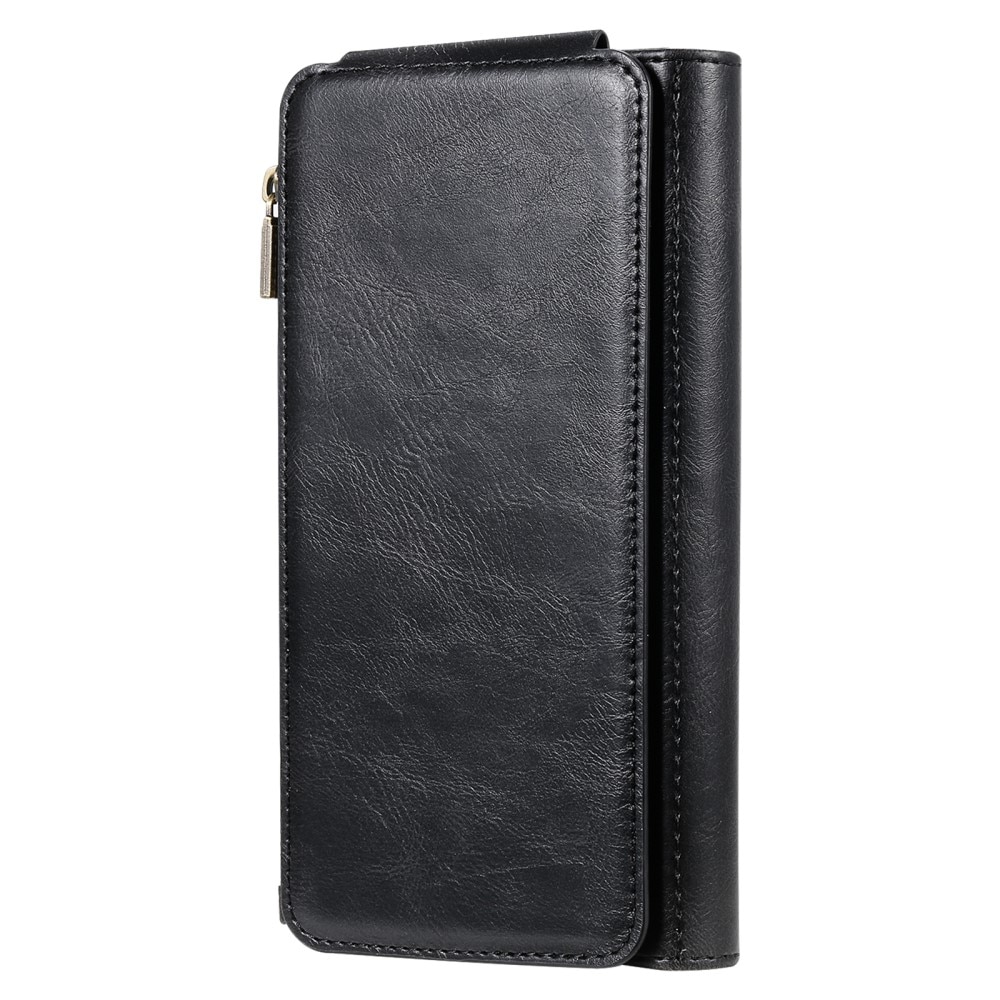 iPhone 16 Pro  Magnet Leather Multi-Wallet zwart