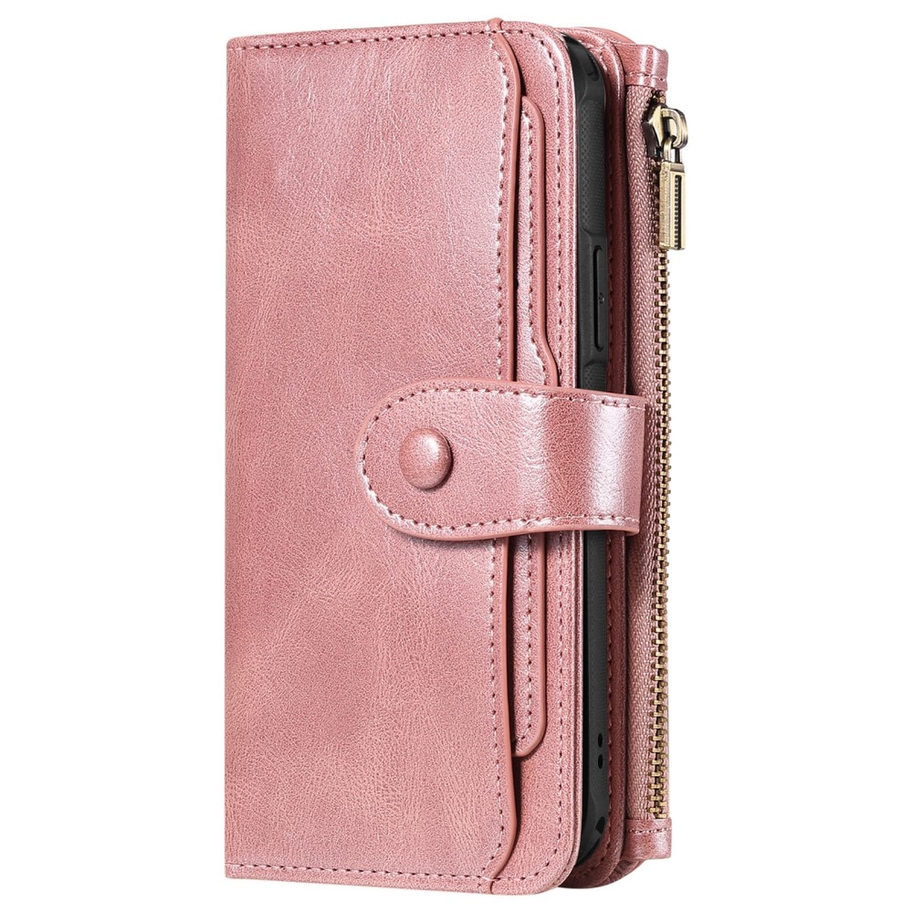 iPhone 16  Magnet Leather Multi-Wallet roze