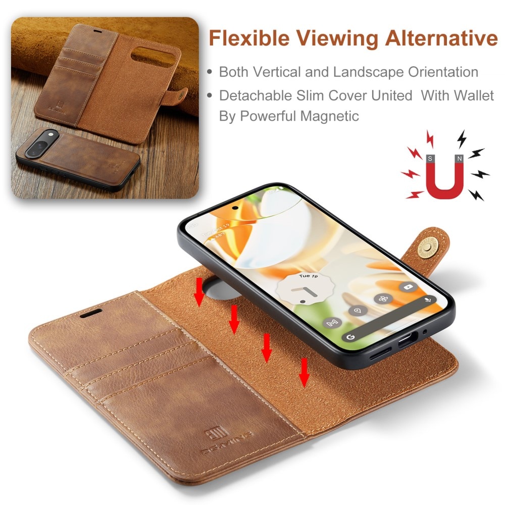 Magnet Wallet Google Pixel 9 Pro Cognac