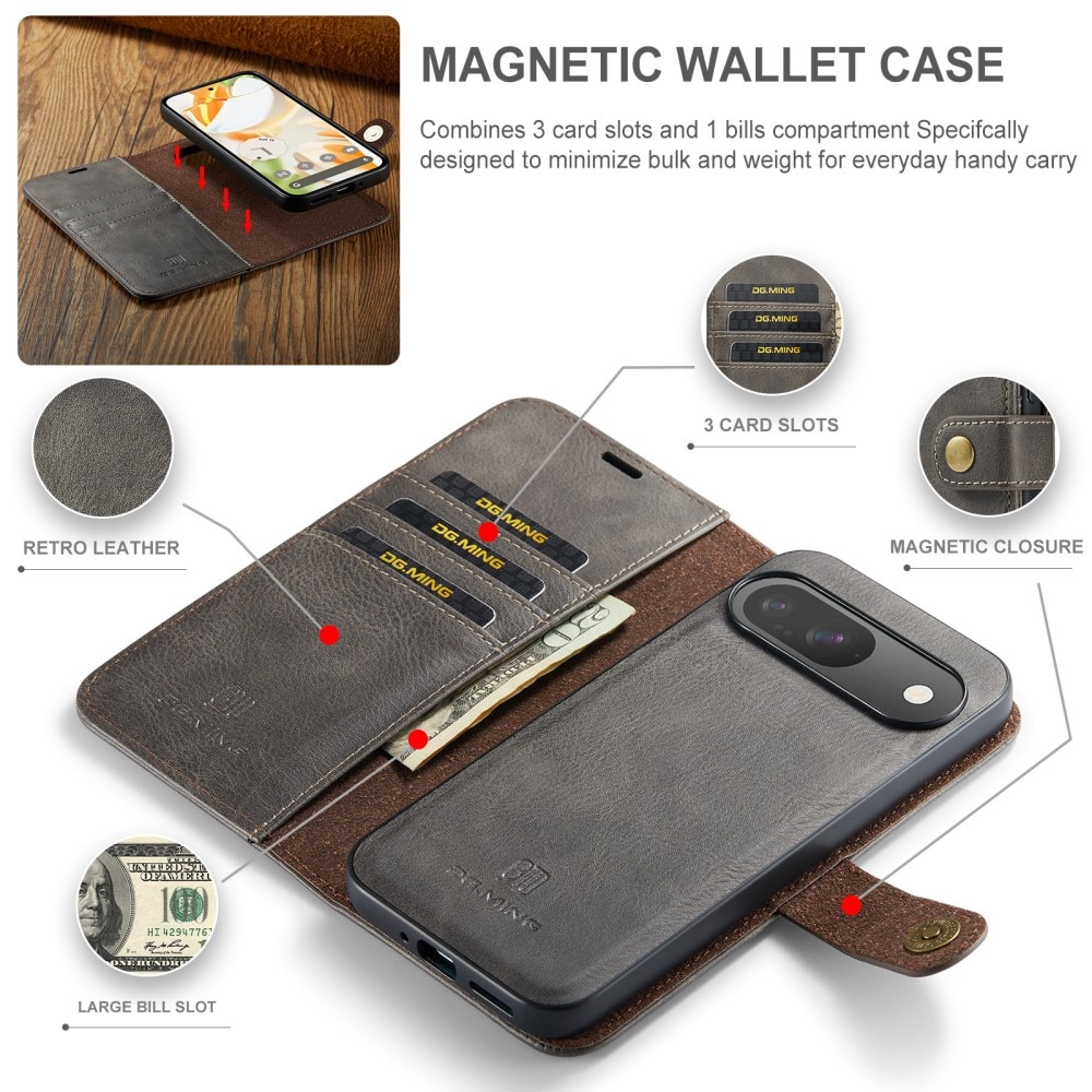 Magnet Wallet Google Pixel 9 Pro Brown