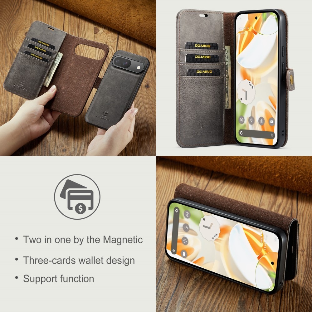 Magnet Wallet Google Pixel 9 Pro Brown