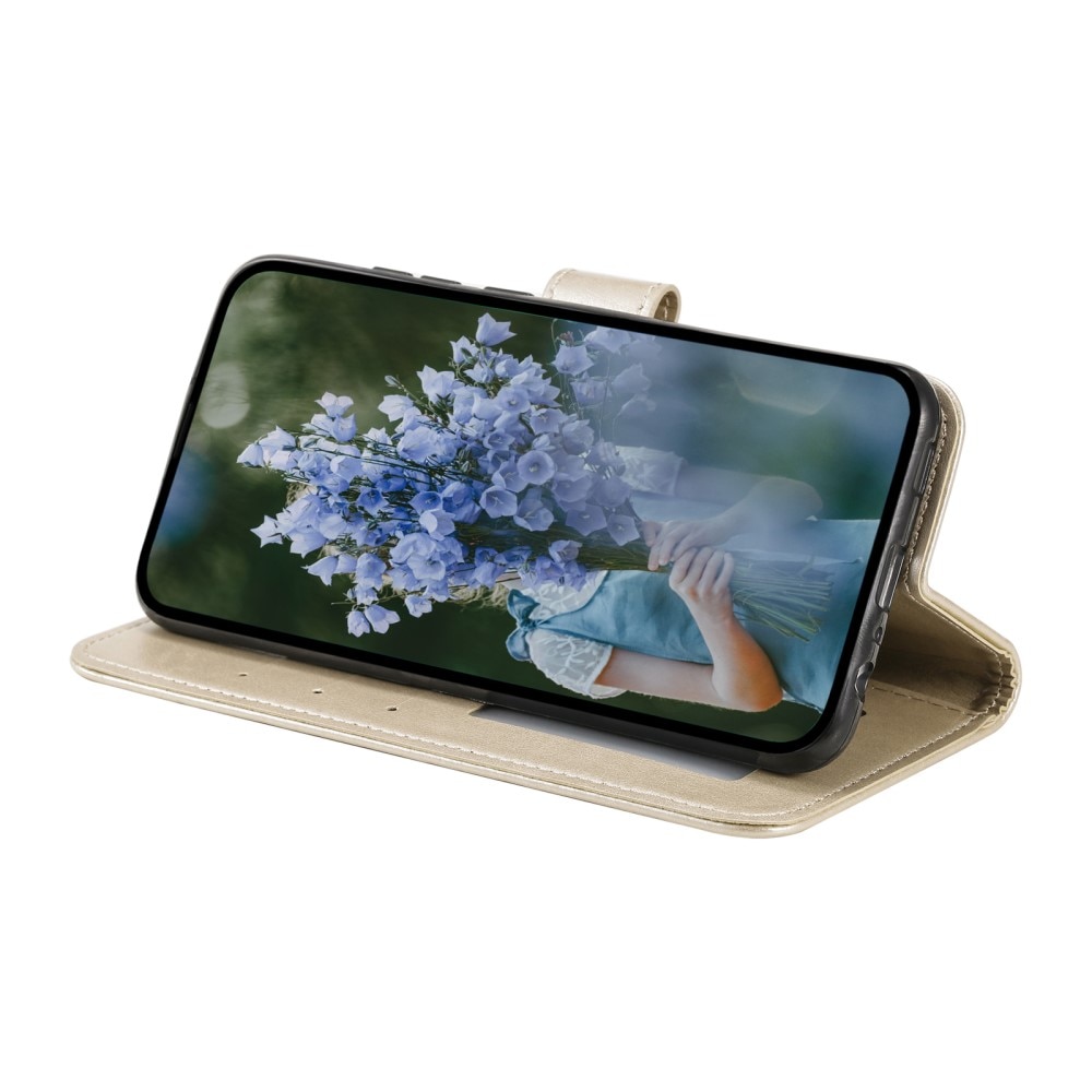 Samsung Galaxy S25 Ultra Leren Mandalahoesje goud