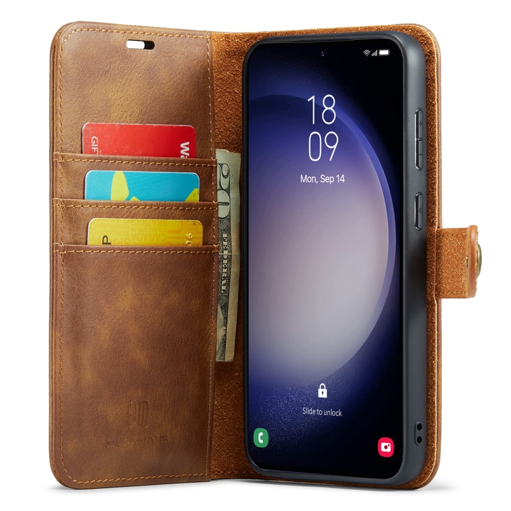 Magnet Wallet Samsung Galaxy A16 Cognac