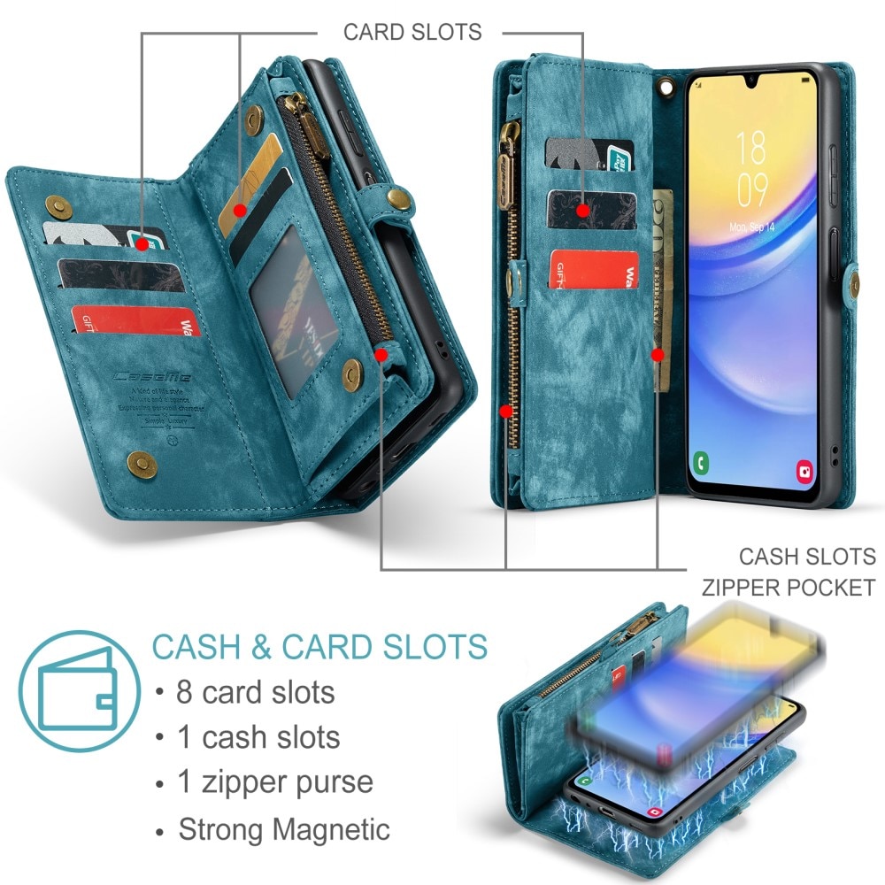 Multi-slot Hoesje Samsung Galaxy A16 blauw