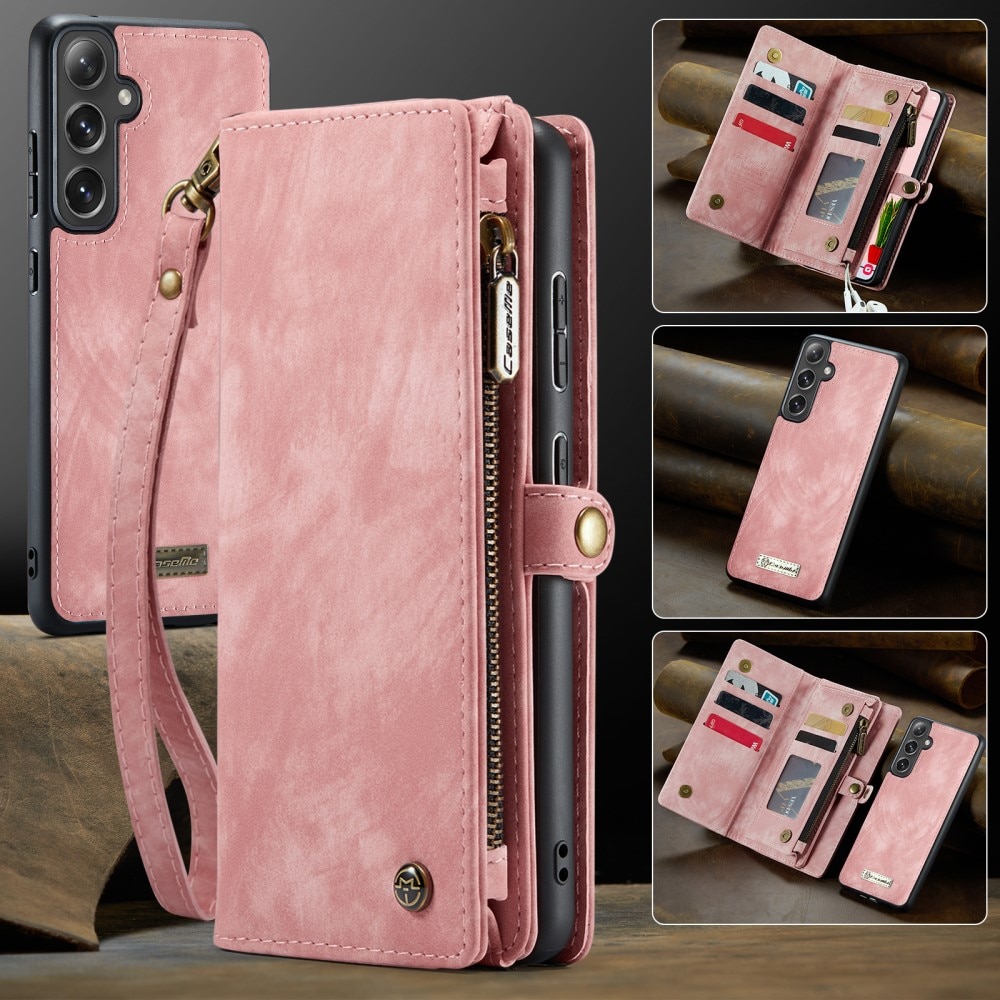 Multi-slot Hoesje Samsung Galaxy S24 FE Roze