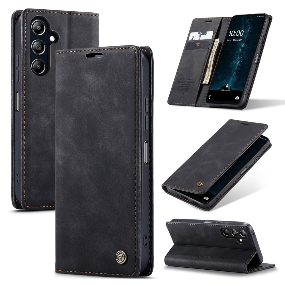 Slim Bookcover Hoesje Samsung Galaxy A16 Zwart