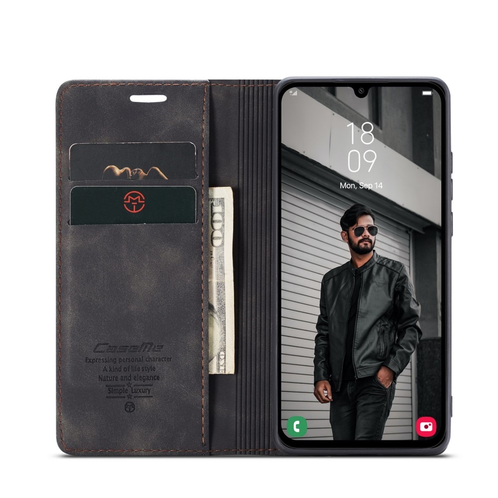 Slim Bookcover Hoesje Samsung Galaxy A16 Zwart