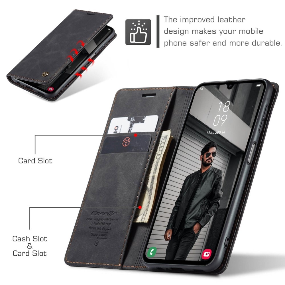 Slim Bookcover Hoesje Samsung Galaxy A16 Zwart