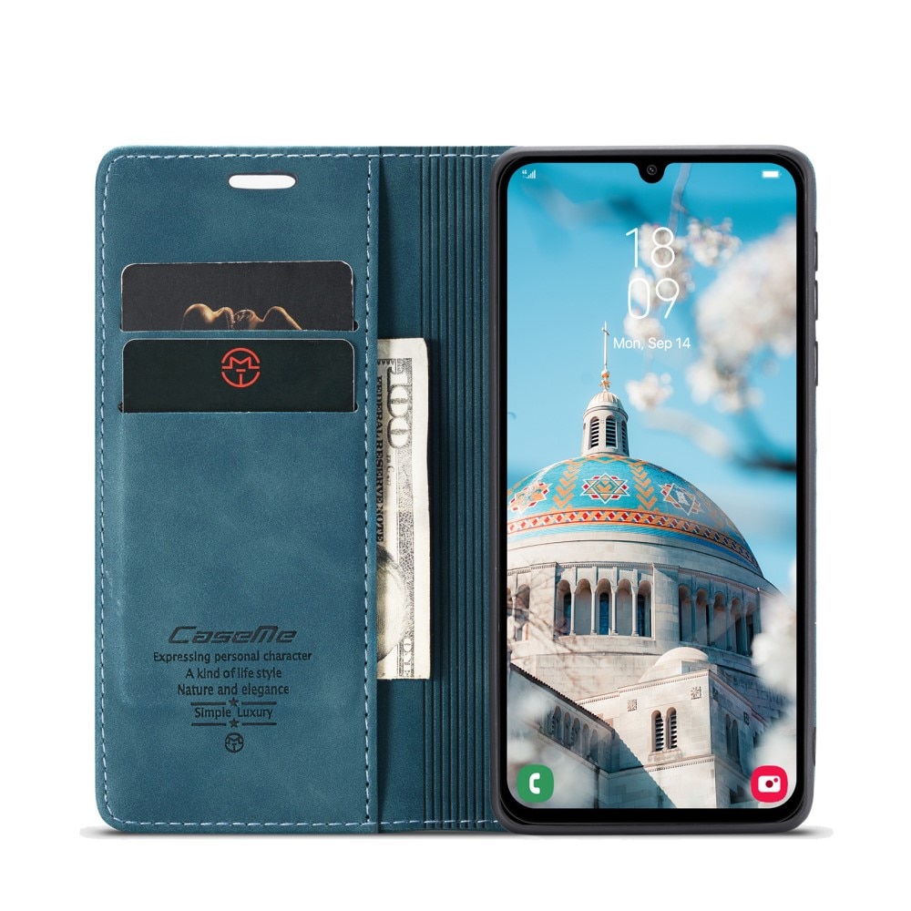 Slim Bookcover Hoesje Samsung Galaxy A16 Blauw