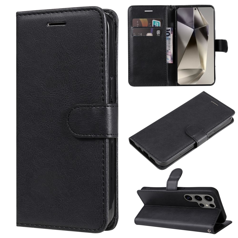 Samsung Galaxy S25 Ultra Bookcover hoesje zwart