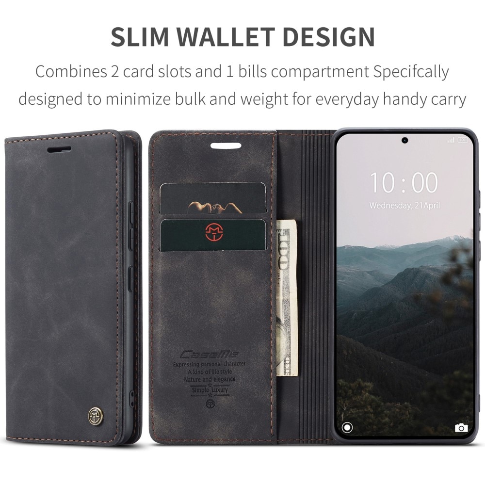 Slim Bookcover Hoesje Xiaomi 14T Pro Zwart