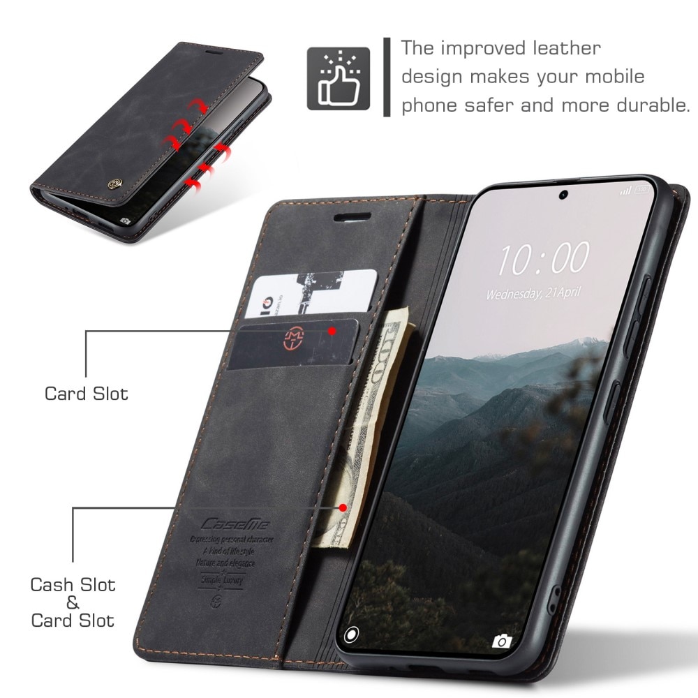 Slim Bookcover Hoesje Xiaomi 14T Pro Zwart