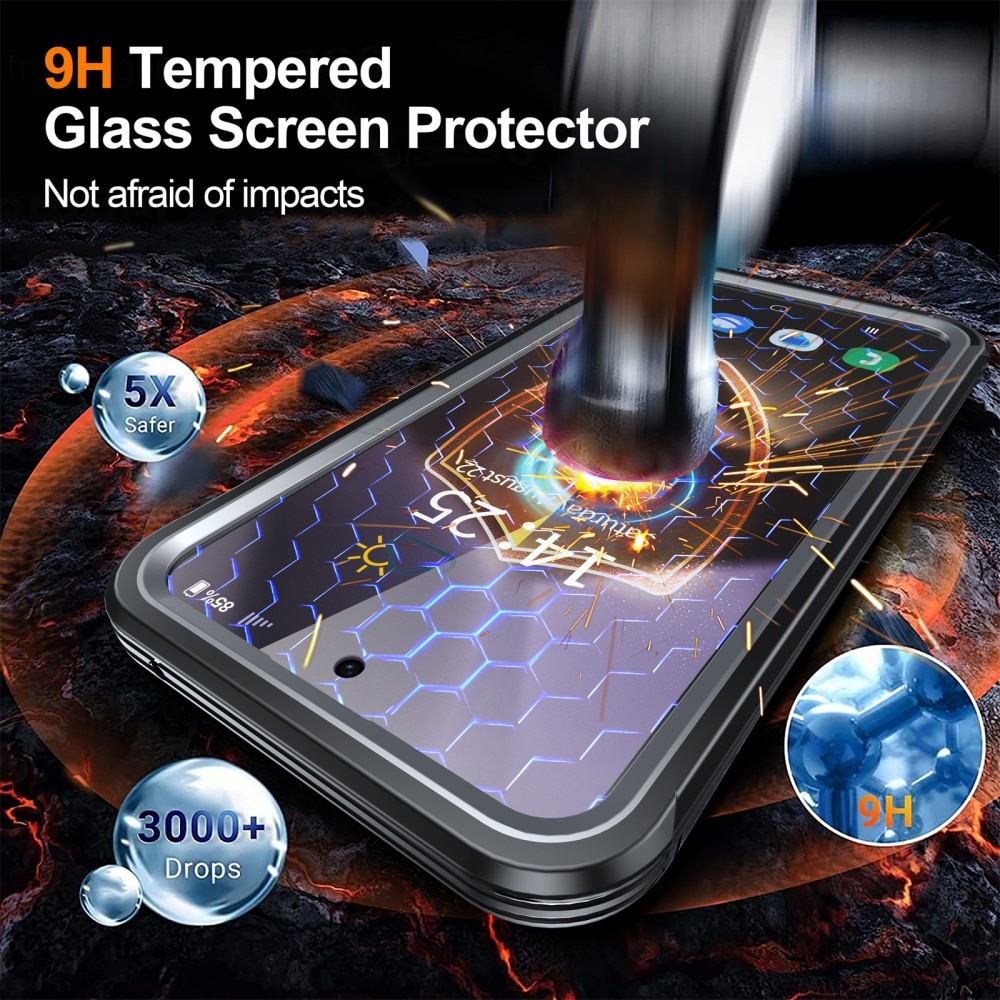 Samsung Galaxy S24 FE Premium Full Protection Case Zwart