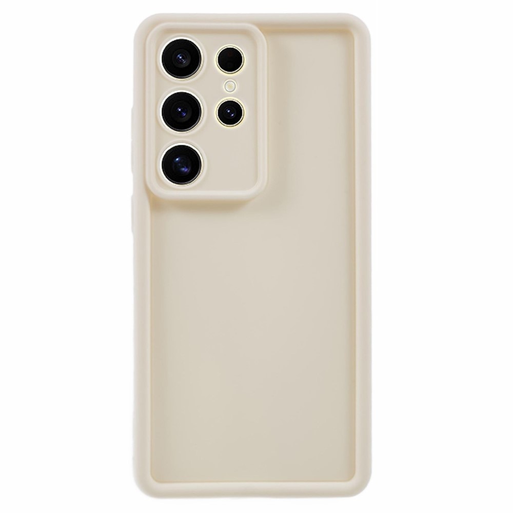 Samsung Galaxy S25 Ultra TPU Hoesje Edge beige