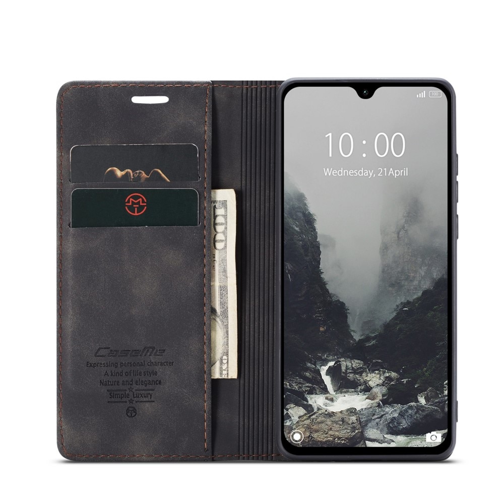 Slim Bookcover Hoesje Xiaomi Redmi 14C Zwart