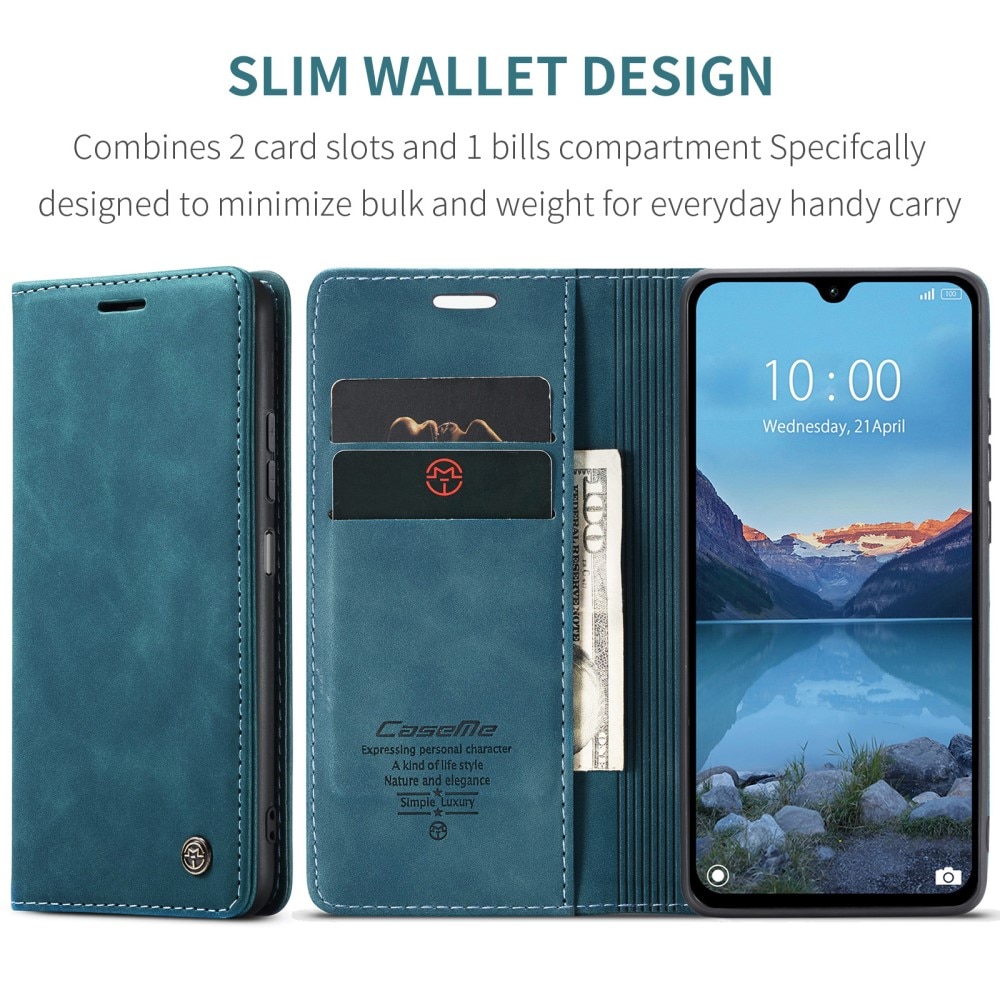 Slim Bookcover Hoesje Xiaomi Redmi 14C Blauw