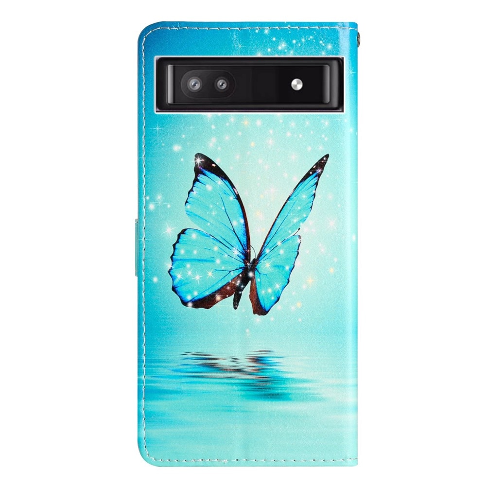 Google Pixel 9a Smartphonehoesje blauwe vlinders