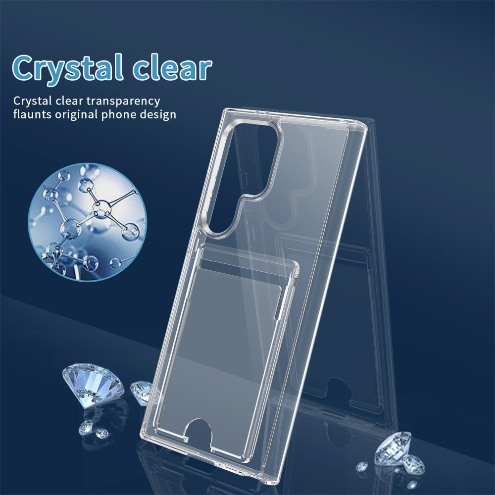 Hybridcase met Cardslot Samsung Galaxy S25 Ultra Transparant