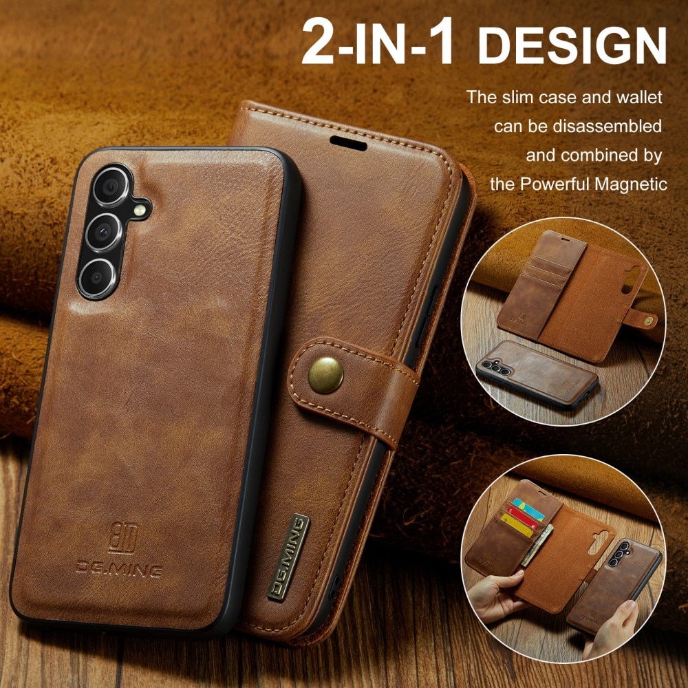 Magnet Wallet Samsung Galaxy S25 Cognac