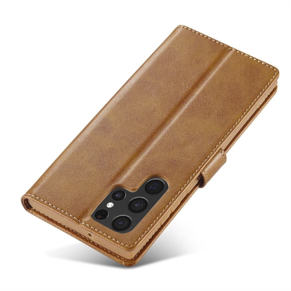 Bookcover hoesje Samsung Galaxy S25 Ultra cognac